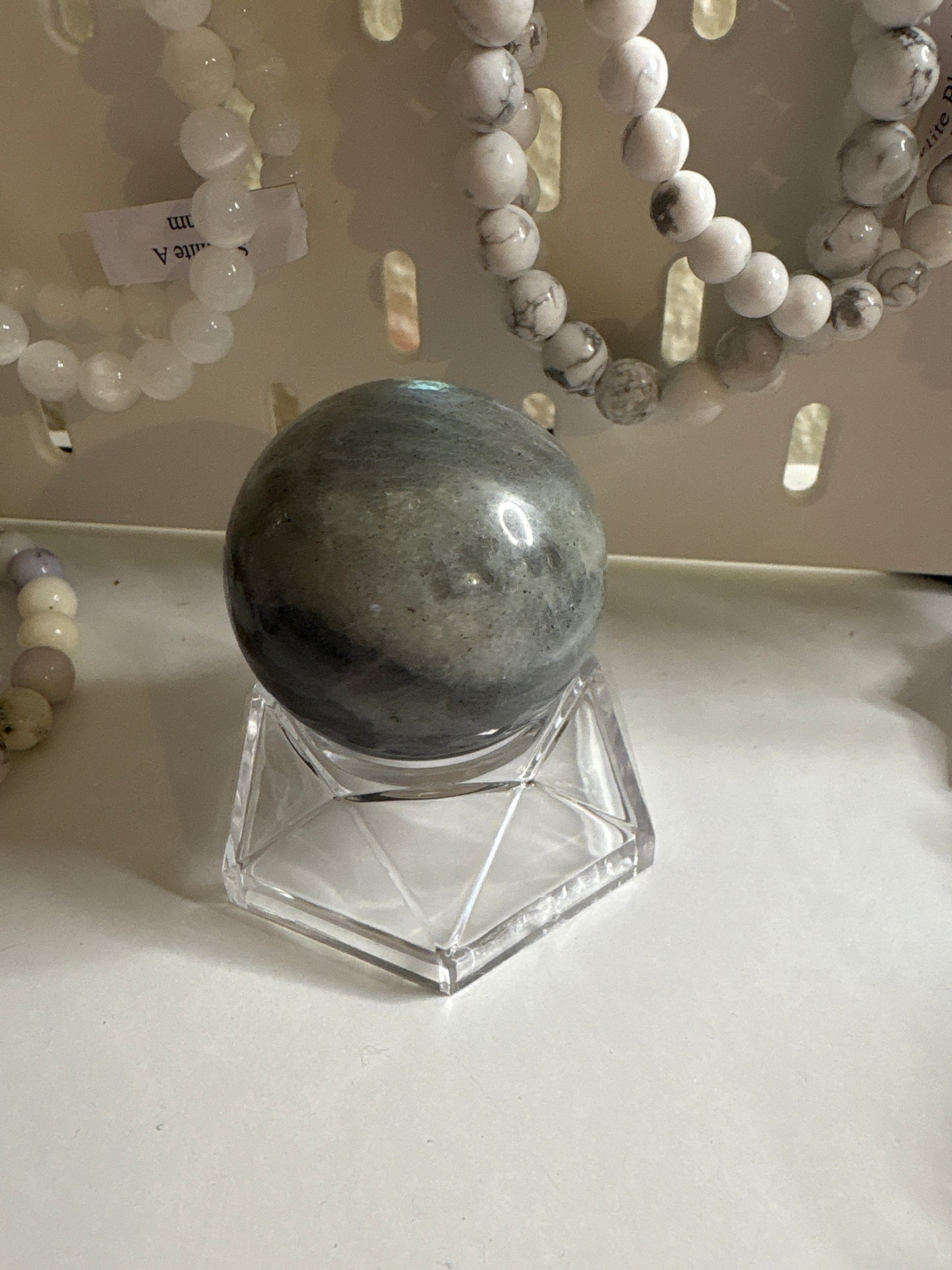 Sphère labradorite