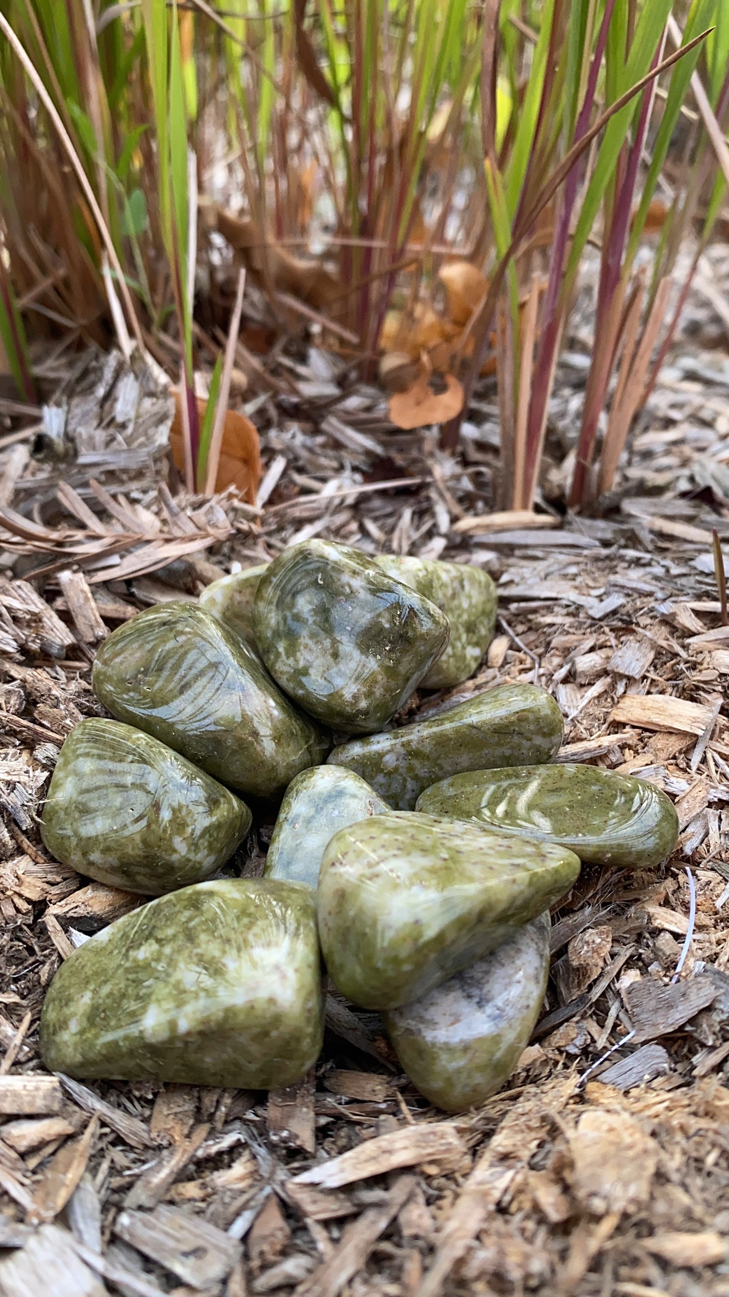 Pierre Roulée Epidote AB 30 à 40mm