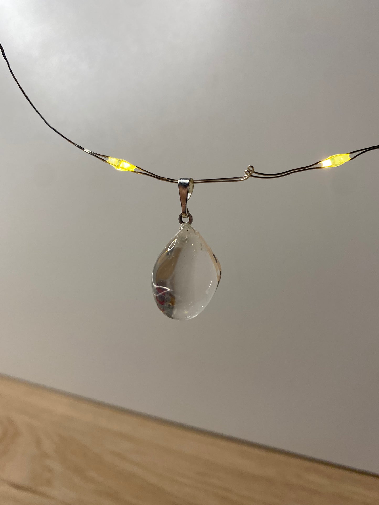 Pendentif Pierre Roulée Cristal De Roche A