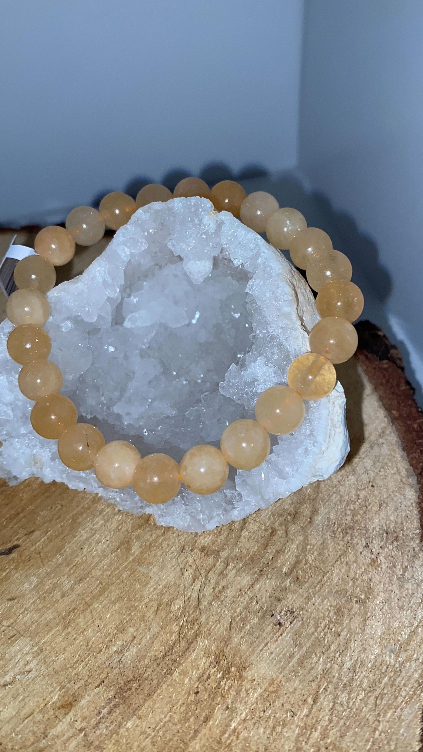 Bracelet aventurine jaune 8mm