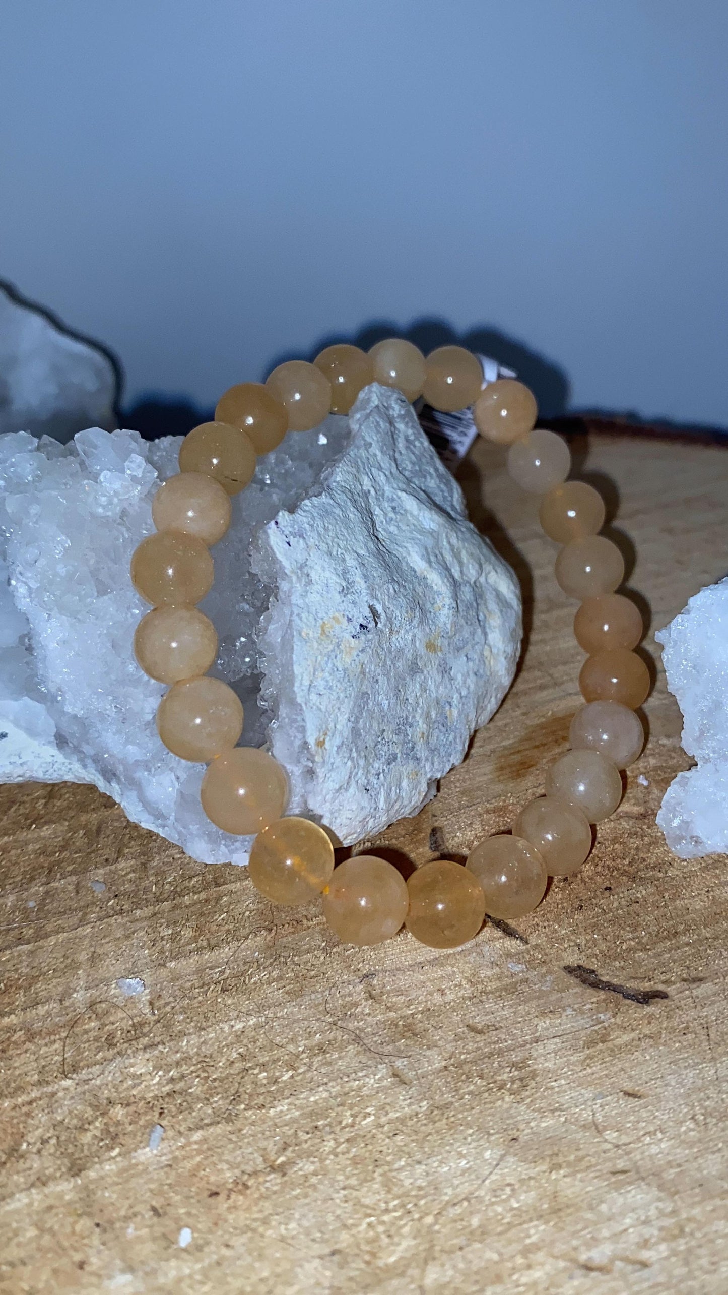 Bracelet aventurine jaune 8mm