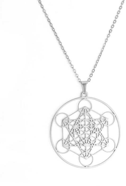 Collier metatrons argent