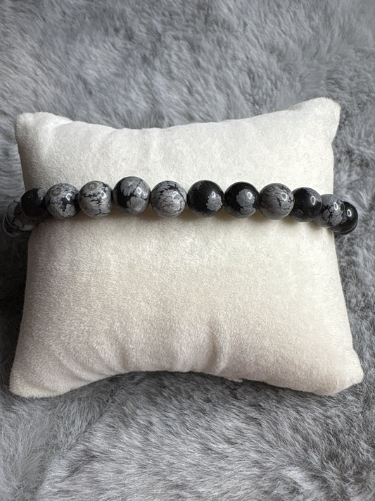 Obsidienne Flocon de neige