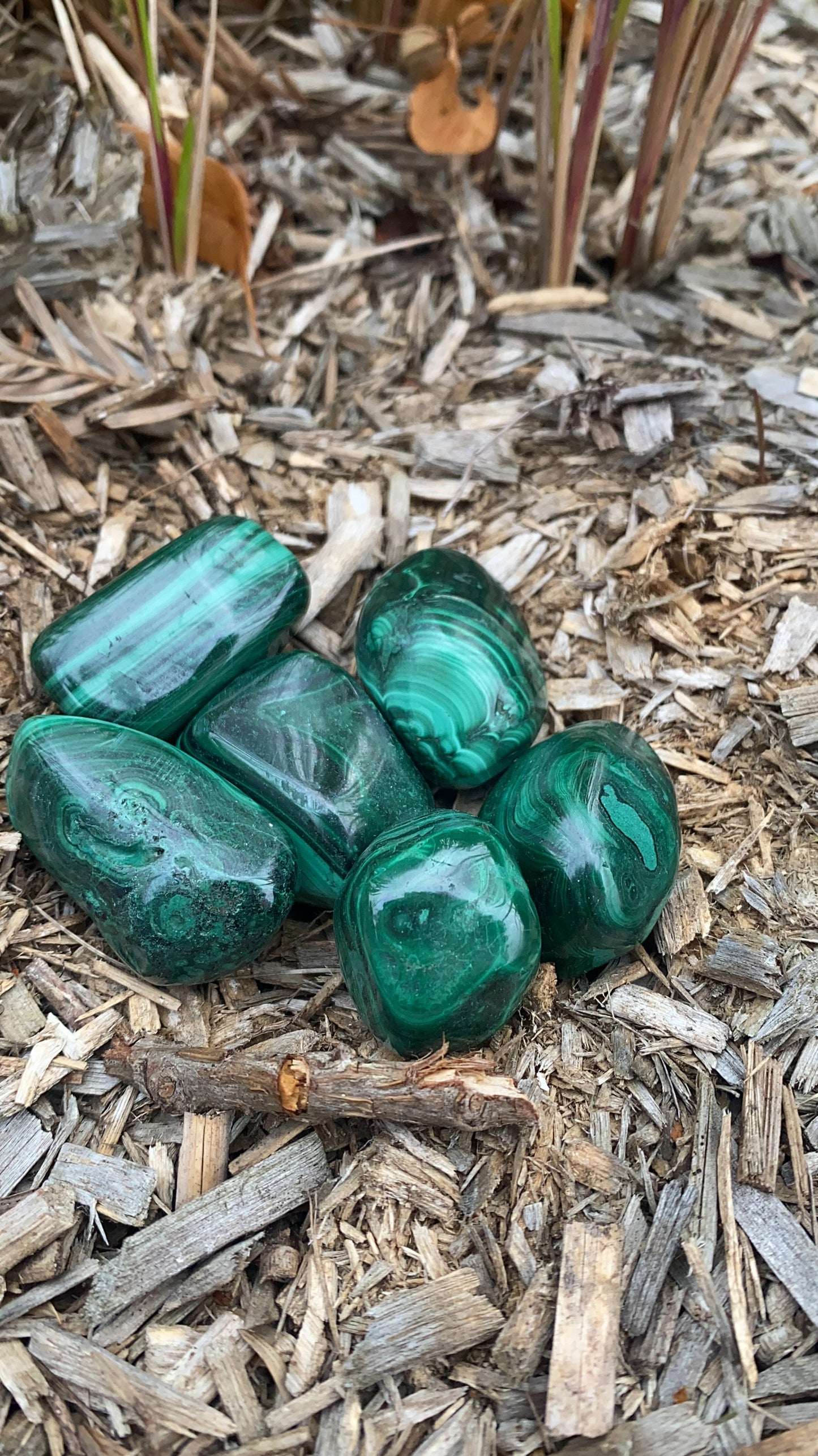 Pierre roulée malachite 30-40mm